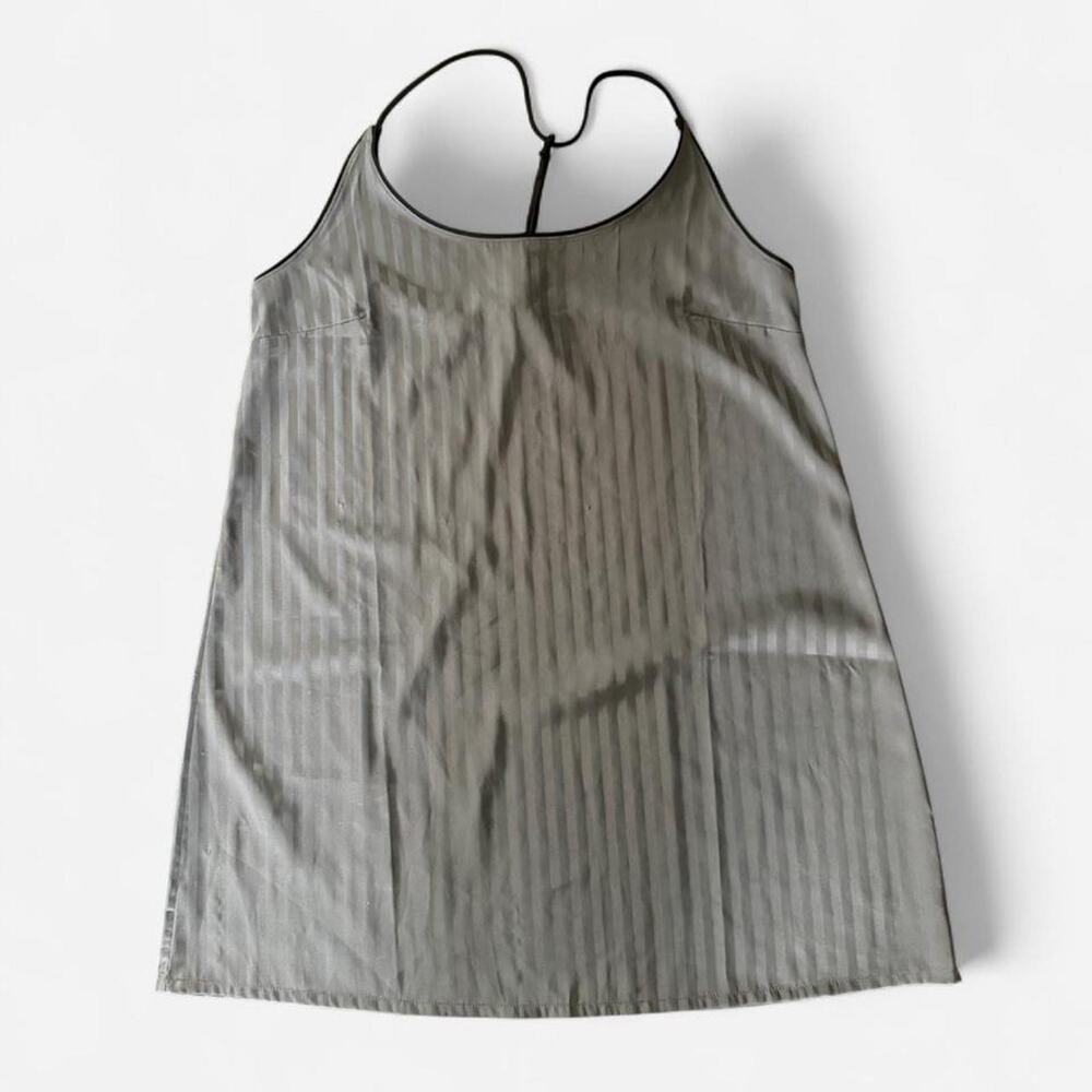 Nwt grey striped mini slip